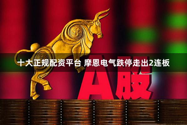 十大正规配资平台 摩恩电气跌停走出2连板