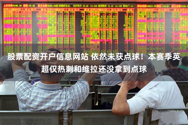 股票配资开户信息网站 依然未获点球！本赛季英超仅热刺和维拉还没拿到点球